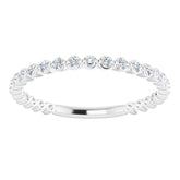 Platinum 1/3 CTW Natural Diamond Anniversary Band